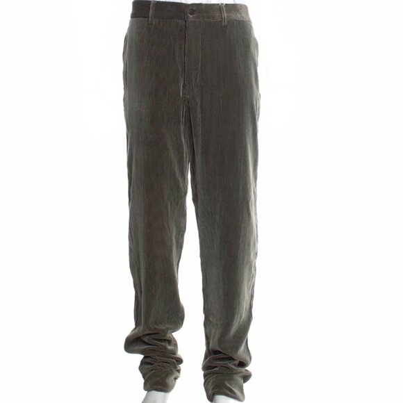 Giorgio Armani Black Label 52 / US 36 pants trousers velvet...